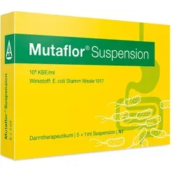 Mutaflor Suspension 5 ml - Arzneimittel zur Unterstützung der Darmflora, rezeptfrei erhältlich und ideal bei Durchfall und zur Wiederherstellung der natürlichen Balance.