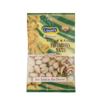Ginni's Pistazien Geröstet - 50g - 8er-Packung