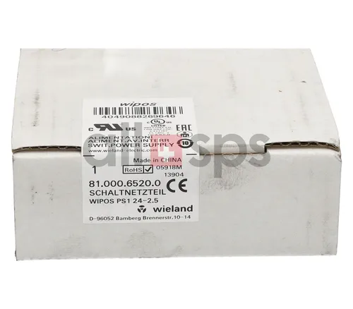 WIELAND SCHALTNETZTEIL WIPOS PS1 24-2.5 - 81.000.6520.0 (NS)