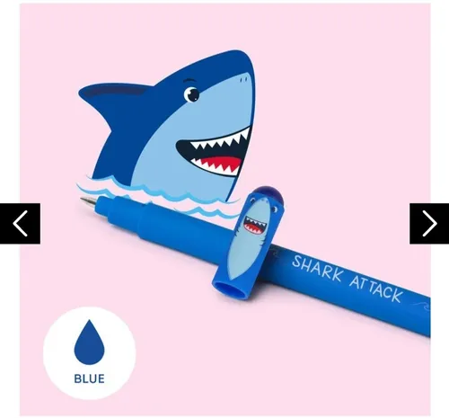 Legami Stift Hai (Shark) - NEU - Löschbarer Gelstift