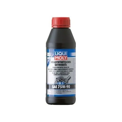 Vollsynthetisches Getriebeöl (GL5) SAE 75W-90 von LIQUI MOLY - Hochleistungs-Achsgetriebeöl für optimale Schmierung und Langlebigkeit. Mit geprüfter Qualität für den professionellen Einsatz, 500 ml in praktischer Dose.