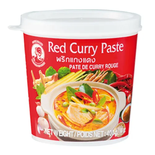 Cook Brand Rote Currypaste 400g - Echte asiatische Küche - Hundefutter und mehr! Die scharfe, aromatische Rote Currypaste von Cook Brand zaubert im Handumdrehen authentische thailändische Gerichte mit cremiger Kokosmilch.