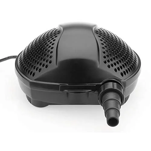 Pontec 54770 PondoMax (Eco 3500) Filterpumpe Teich, Wasserfall, Filteranlage, Teichpumpe für Außen, Energieeffiziente Bachlaufpumpe zur Filtereinspeisung, 10 m Kabel, Schwarz