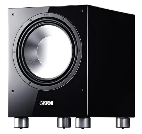 Canton SUB 1201 Subwoofer aktiv hochglanz schwarz - Leistungsstarker Subwoofer mit Bassreflexsystem und innovativer Verstärker-Elektronik für beeindruckende Klangtiefe. Ideal für jedes Heimkino-Setup und garantiert ein unvergessliches Klangerlebnis.