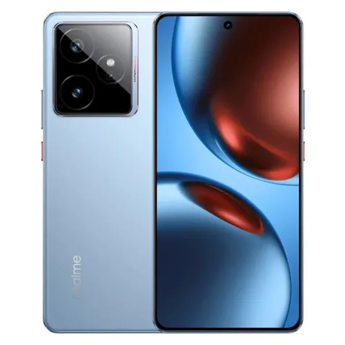 realme GT 7 512GB/12GB RAM Dual-SIM - ice-sense-blue - Smartphone mit 5G Unterstützung und hellem Display, ideal für Multimedia und schnelles Surfen.