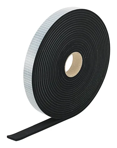 Fortis Zellkautschukstreifen EPDM, 12 x 4 mm, 10m einseitig selbstklebend - (VPE: 10 Meter)