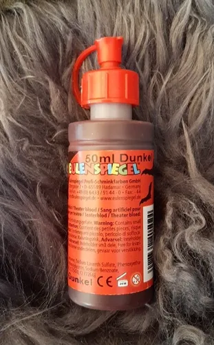 Eulenspiegel "Filmblut" Blutgel in  Dunkelrot  50 ml  Theaterblut Kunstblut Neu!