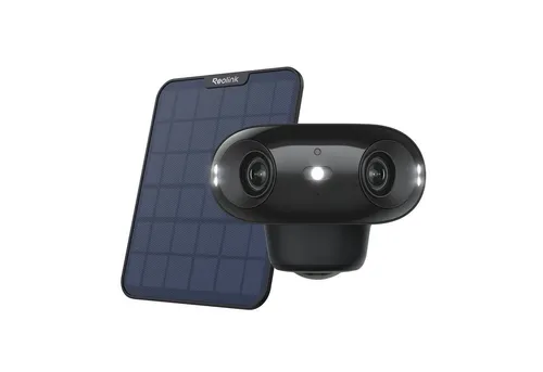 Reolink Überwachungskamera Akku 4K Wifi 6,180°-Blickwinkel (Außenbereich, Innenbereich, 8MP, 5/2,4 GHz WLAN,Spotlight,Personen-/Fahrzeugerkennung,2-Wege-Audio)