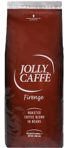 Jolly Caffe Crema 1kg Bohnen - Hochwertige Kaffeebohnen aus Italien, ideal für Espresso-Liebhaber. Frei von Konservierungsstoffen und vegan. Perfekt für ein aromatisches Geschmackserlebnis!