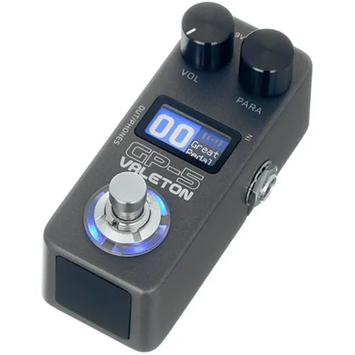 Valeton GP-5 B-Stock Multi-Effektpedal - E-Gitarren-Multieffektpedal mit ultrakompaktem Design; bietet über 100 Effekte und die neueste SnapTone-Technologie für kreative Klanggestaltung.