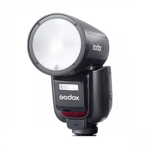 Godox TL-Blitzgerät V1Pro für Fujifilm - Vielseitiges Blitzgerät mit abnehmbarem Modul für kreative Lichtgestaltung. Ideal für Fotografen, die flexible Beleuchtungsmöglichkeiten suchen und komfortabel arbeiten möchten.
