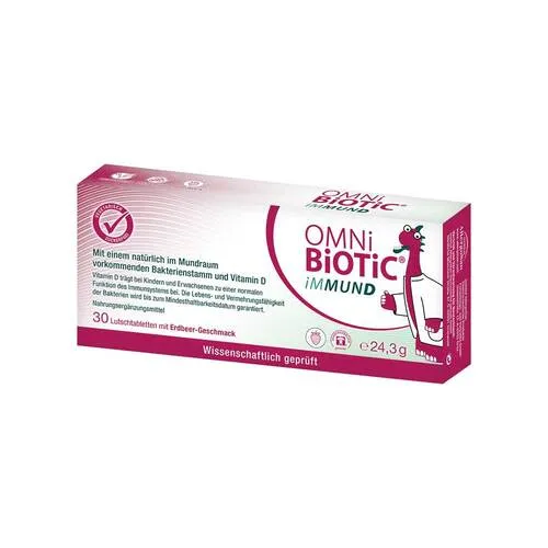 Omni BiOTiC iMMUND Lutschtabletten 30 St - Praktische Lutschtabletten für die tägliche Unterstützung, ideal für unterwegs und einfach zu dosieren.