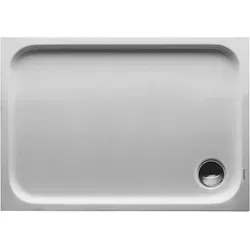 Duravit D-Code Rechteckduschwanne 1000 x 700 mm mit Antislip - Weiß - Duschwannen, rutschfeste Oberfläche für mehr Sicherheit und Komfort in Ihrem Badezimmer.