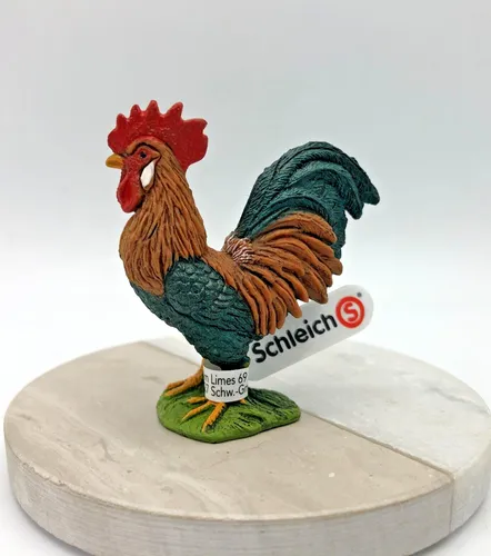 Hahn Rooster Schleich 17064 FarmWorld Figur Bauernhof Tier Sammler Geschenk Neu