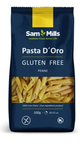 Sam Mills Glutenfreie Nudeln, schräge Röhrchen (Penne) 500 g