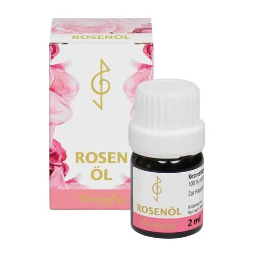 Ätherisches Rosen Öl 2 ml - Aromatische Düfte, 100% reines Rosenöl für entspannende Aromatherapie und Hautpflege.