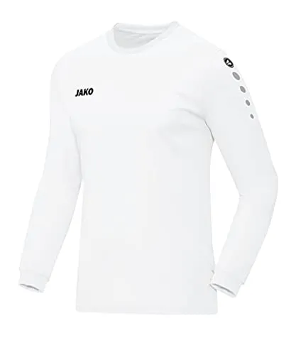 JAKO Herren Trikot Team (Langarm), Weiß, L