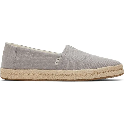 Toms Damen Alpargata Rope 2.0 Sneaker, Grau (Drizzle Grey), 39 EU - Espadrilles für Damen, ideal für Camping und Wandern. Leicht und bequem, damit Sie sich auf das Wesentliche konzentrieren können.