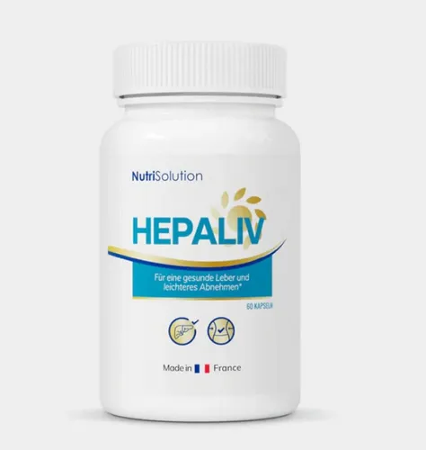HepaLiv für die Leber 60 Kapseln - Natürliche Leberentgiftung - Nahrungsergänzungsmittel zur Unterstützung der Leberfunktion mit natürlichen Inhaltsstoffen wie Silymarin und grünen Teeblättern. Glutenfrei, lactosefrei und ideal zur täglichen Einnahme.