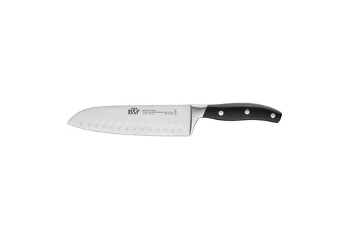 BSF Messerserie DAYTONA Santokumesser 18 cm mit Kullenschliff - Küchenmesser mit Kullenschliff, ideal für präzises Schneiden und weniger Anhaften, perfekt für die moderne Küche.
