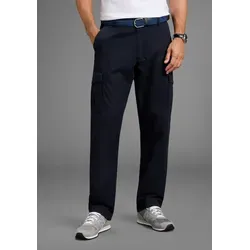 Man's World Cargohose Cargohose Große Größen inkl. Gürtel (2-tlg) passt jeder Großen Größe! inkl. Gürtel blau 37