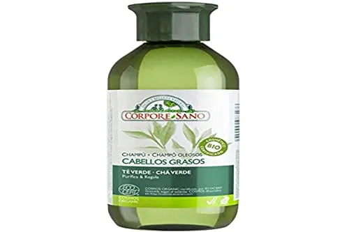 Corpore Haarshampoo Champu Cabellos Grasos 300ml - Shampoo für fettiges Haar, 300ml, mit organischen Inhaltsstoffen für eine sanfte Reinigung und ein frisches Haargefühl.