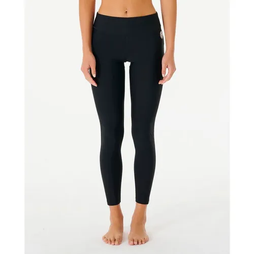 Rip Curl Damen Women's Classic Surf UV Lycra Schwarz S - Rash Guards für Damen, UV-Schutz und hohe Bewegungsfreiheit – ideal für Surf- und Wassersportaktivitäten.