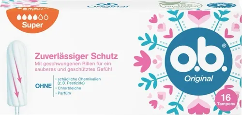  Original Super Tampons bei starker Menstruation 16 St.
