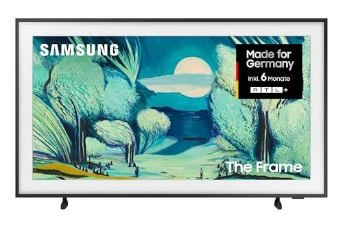 Samsung QLED-TV 40-45" GQ43LS03FAU The Frame (2025) - Stylischer QLED-Fernseher mit 108 cm Diagonale, der sich als Kunstwerk präsentiert, ideal für modernes Wohnen.