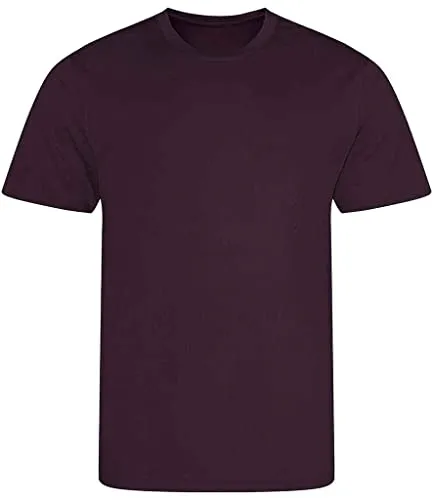 AWDis Herren Cooles T-Shirt, Pflaume, XL