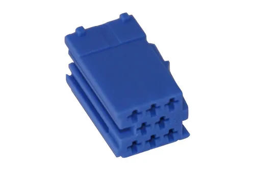 10x MINI ISO Steckergehäuse 8-polig blau – Kufatec - Praktisches Set mit 10 MINI ISO Steckergehäusen, ideal für Kfz-Elektroniksysteme. Robuste Bauweise für zuverlässige Verbindungen im Fahrzeug.