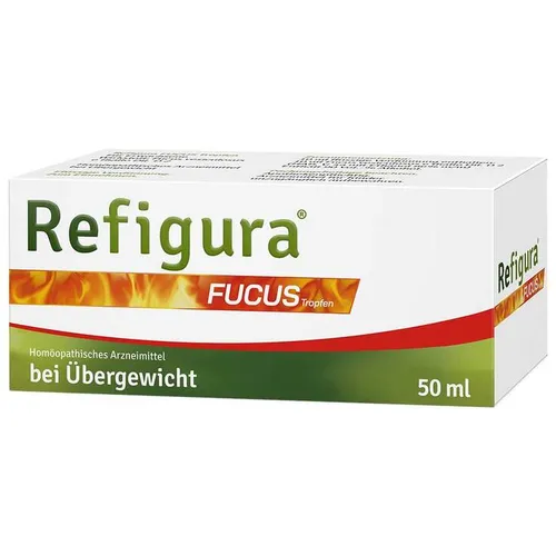 Refigura Fucus Tropfen - Homöopathisches Arzneimittel zur Unterstützung einer gesunden Gewichtsabnahme, basierend auf Extrakt der Meeresalge Fucus vesiculosus, fördert die Fettverbrennung und regt den Stoffwechsel an.