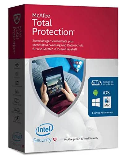 McAfee Total Protection 2016 unlimited - für eine unbegrenzte Anzahl an Geräten (Minibox Verpackung)