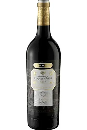 Marques de Riscal 2011 Gran Reserva Rotwein trocken 0,75 L - Exklusiver Rotwein aus Spanien, ideal bei 16-18 °C, perfekt zu festlichen Menüs, Fleischgerichten oder Käse.