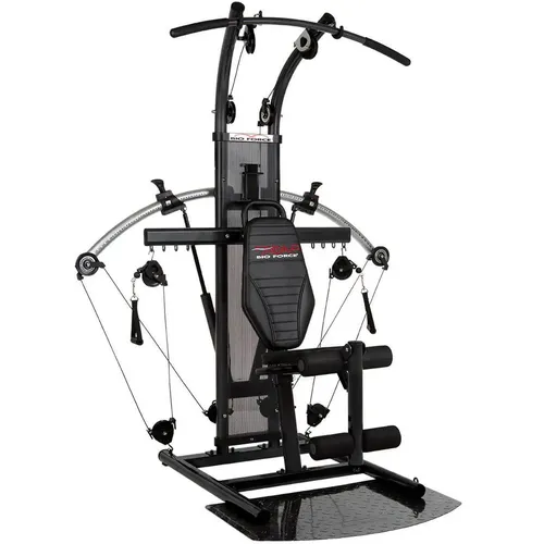 Finnlo by Hammer Bio Force Extreme Sixpack Plus Kraftstation - Fitness-Station für Zuhause, bietet vielseitiges Training für Brust, Rücken, Arme, Beine und Bauch mit einem maximalen Trainingsgewicht von 125 kg.