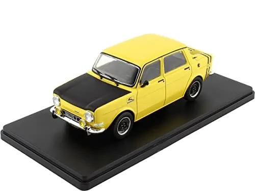 Simca 1000 Rallye 2 Amarillo/Negro 1:24 WhiteBox 124153 1970