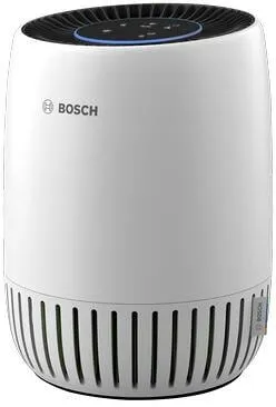 Bosch Air 1000 - Effektiver Luftreiniger für Räume bis 23 m² - Luftreiniger mit 3-in-1 Filtertechnologie entfernt Schadstoffe effektiv und sorgt im Ruhemodus für leise Luftreinigung unter 25 dB(A). Ideal für Schlafzimmer und kleine Wohnräume.