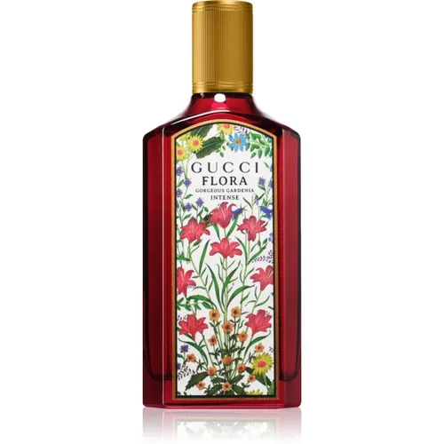 Gucci Flora Gorgeous Gardenia Eau de Parfum Intense 100 ml - Damen Parfum mit blumigen und holzigen Noten, ideal für die romantische Frau, die jeden Tag strahlen möchte.