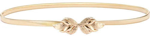 LASCANA Taillengürtel Schmuckgürtel - Taillengürtel aus 100% Metall, elastisch für perfekten Sitz. Ideal für Kleider & Overalls, glänzende goldfarbene Optik verleiht jedem Outfit einen eleganten Touch.