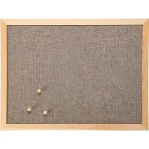 Zeller Pinnwand 40,0 x 30,0 cm Leinen grau
