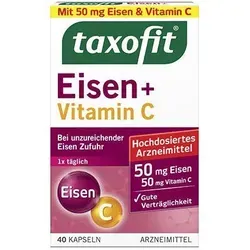 taxofit Eisen + Vitamin C Kapseln Inhalt: 40 St