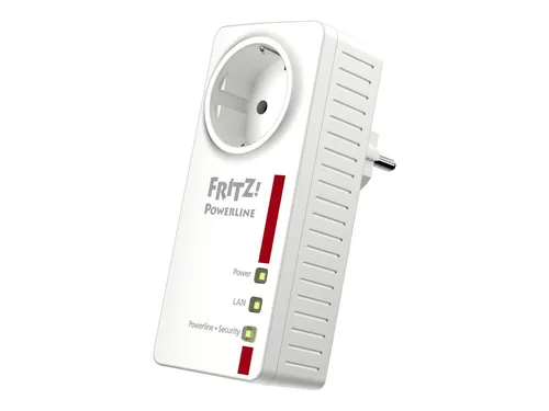 AVM FRITZ!Powerline 1220 Adapter - Hochgeschwindigkeits-Netzwerkerweiterung über Stromleitung, bis zu 1.200 MBit/s für Streaming und Online-Gaming