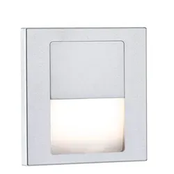 Paulmann 80000 LED Wandeinbauleuchte Tsaro eckig 80x36mm 1W 80lm 230V 2700K mit Follower Funktion Chrom matt