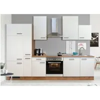 Flex-Well Exclusiv Küchenzeile Vintea 310 cm Magnolia-Lancelot Oak