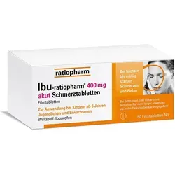 IBU ratiopharm 400 mg akut Schmerztabletten 50 St