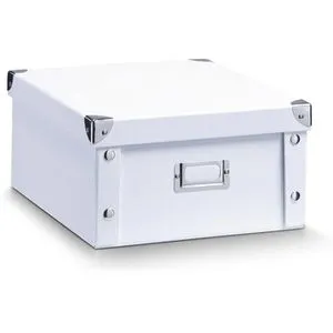 Zeller Aufbewahrungsbox 9,6 l weiß 26,0 x 31,0 x 14,0 cm