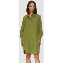 s.Oliver Minikleid Hemdblusenkleid aus Feincord - Sportkleid aus 100% Baumwolle mit seitlichen Eingrifftaschen und abgerundetem Saum, ideal für einen lässigen Look.