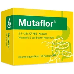 Mutaflor Kapseln 20 St - rezeptfrei - Arzneimittel mit magensaftresistenten Hartkapseln für eine gezielte Darmsanierung und Unterstützung der Magen-Darm-Gesundheit.