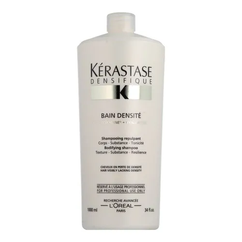 KERASTASE DENSIFIQUE SHAMPOO BAIN DENSITE 1000ml - Shampoo für alle Haartypen in praktischer Sondergröße, stärkt das Haar und sorgt für mehr Fülle und Volumen.