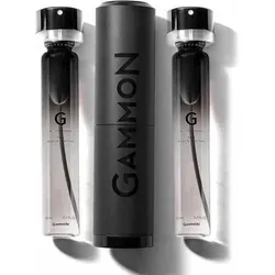 GAMMON Eau de Parfum GAMMON 8987 Black Guitar Herrenparfum Set - Eau de Parfum mit 20% Parfum-Öl für langanhaltenden Duft. Erlebe die Vielfalt der BLACK NOTES mit einem kompakten Aluminium Suit, ideal für unterwegs.